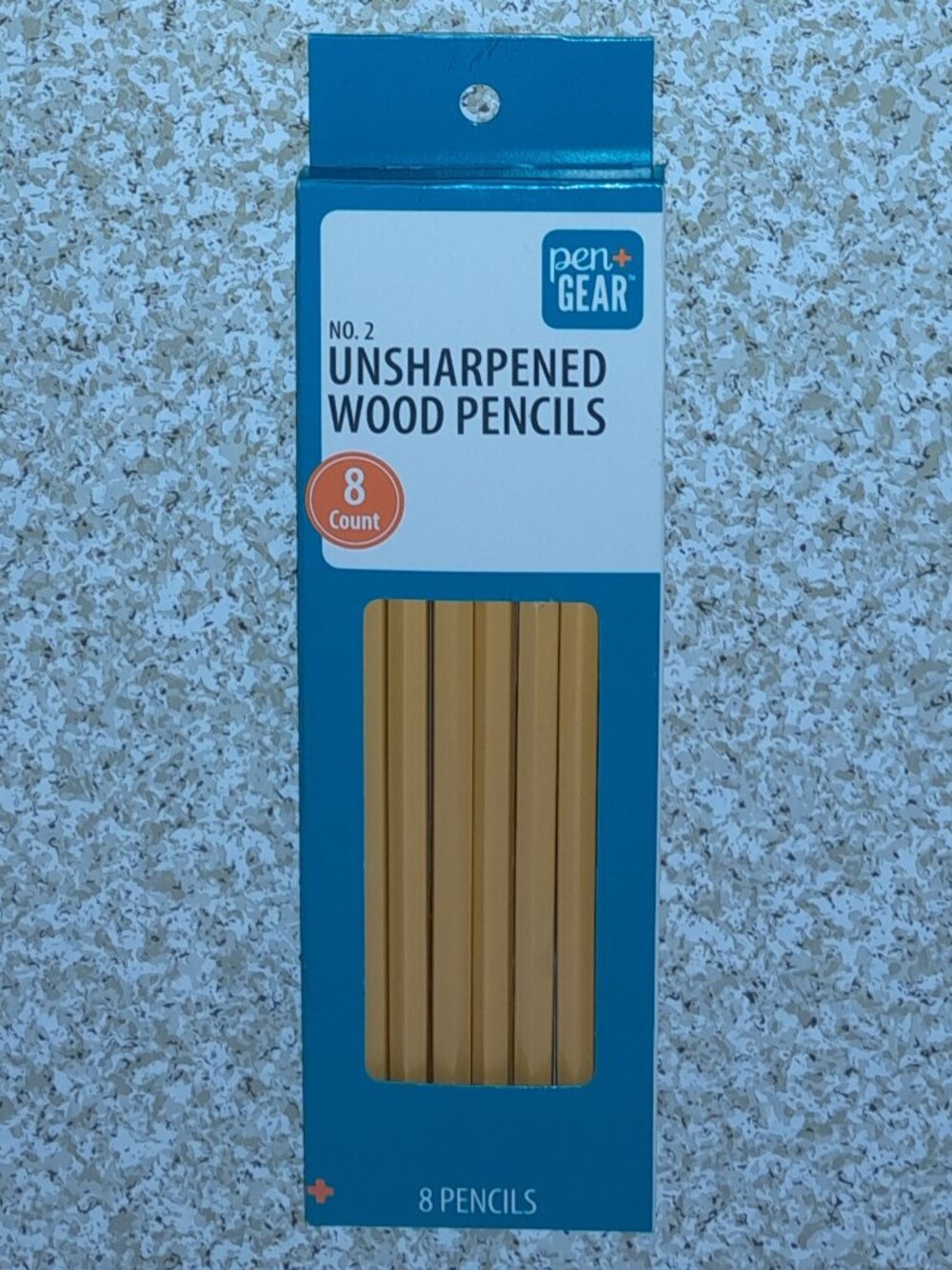 NEW Lot of 8 Walmart Brand Pen+Gear Unsharpened Wood Pencils Smooth Writing
